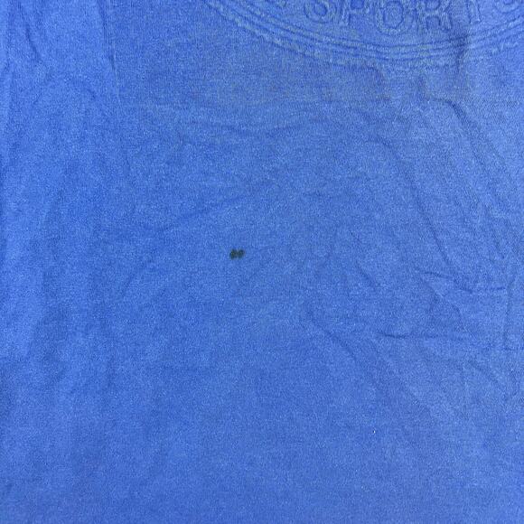 Tommy Hilfiger T-Shirt Mens Size XL Blue Embroidered Logo Active Sportswear Tee - Picture 2 of 10